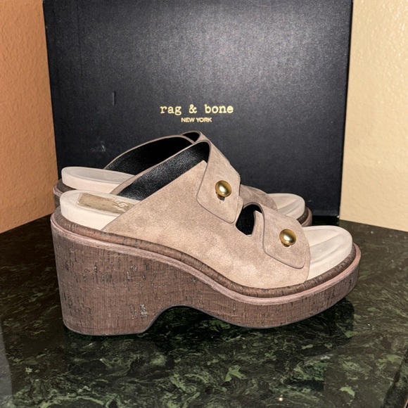 Rag & Bone Sommer wedge platform sandals - Picture 1 of 7